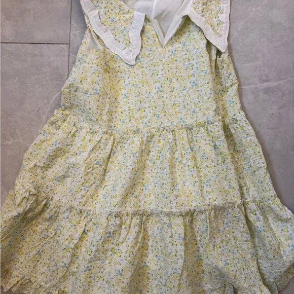 Floral Yellow ladies Dress - Picture 1 of 2